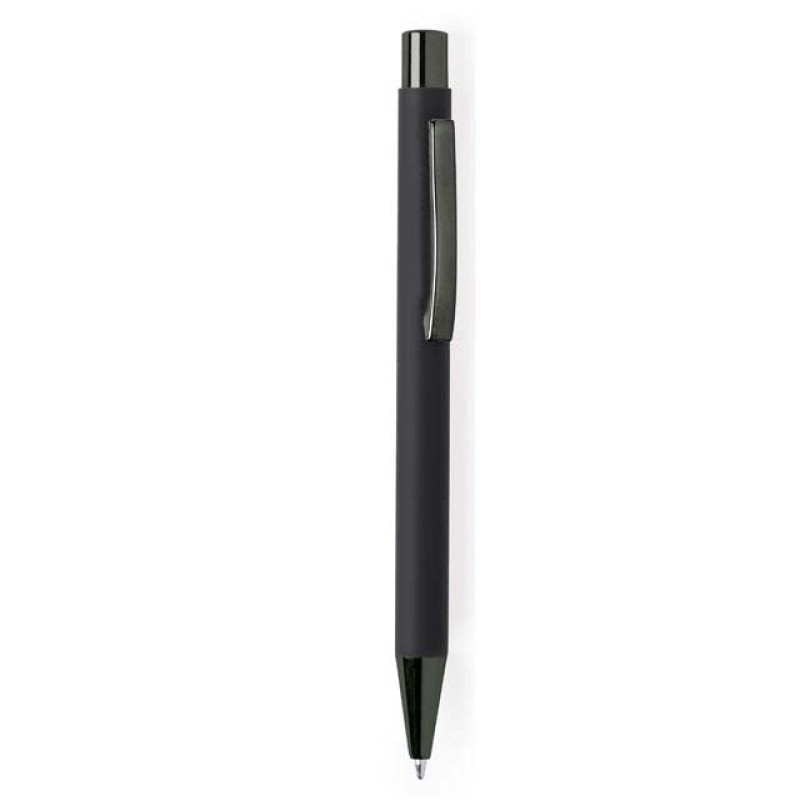 Anti-Bacterial Aluminium Ballpen - Black